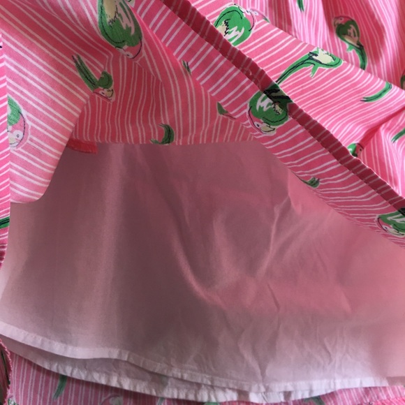 🦜Crown & Ivy pink parrot dress with button detail - Picture 7 of 7